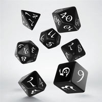 Classic RPG Dice Set - Black & White
