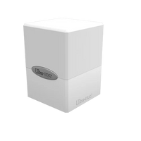 Deck Box - Satin Cube - Arctic White Ultra Pro