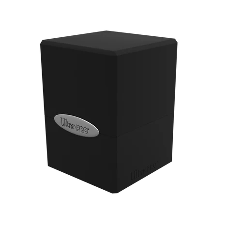 Deck Box - Satin Cube - Jet Black Ultra Pro