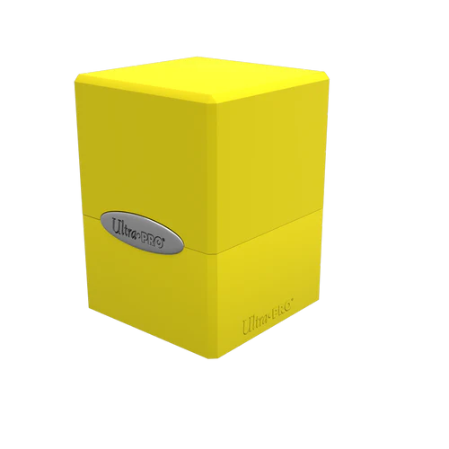 Deck Box - Satin Cube - Lemon Yellow Ultra Pro