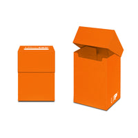 Deck Box Solid Pumpkin Orange Ultra Pro
