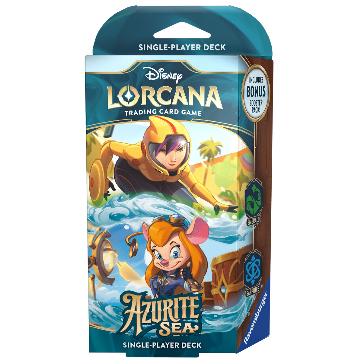 Disney Lorcana - Azurite Sea - Go Go Tamago & Gadget Hackwrench Starter Deck