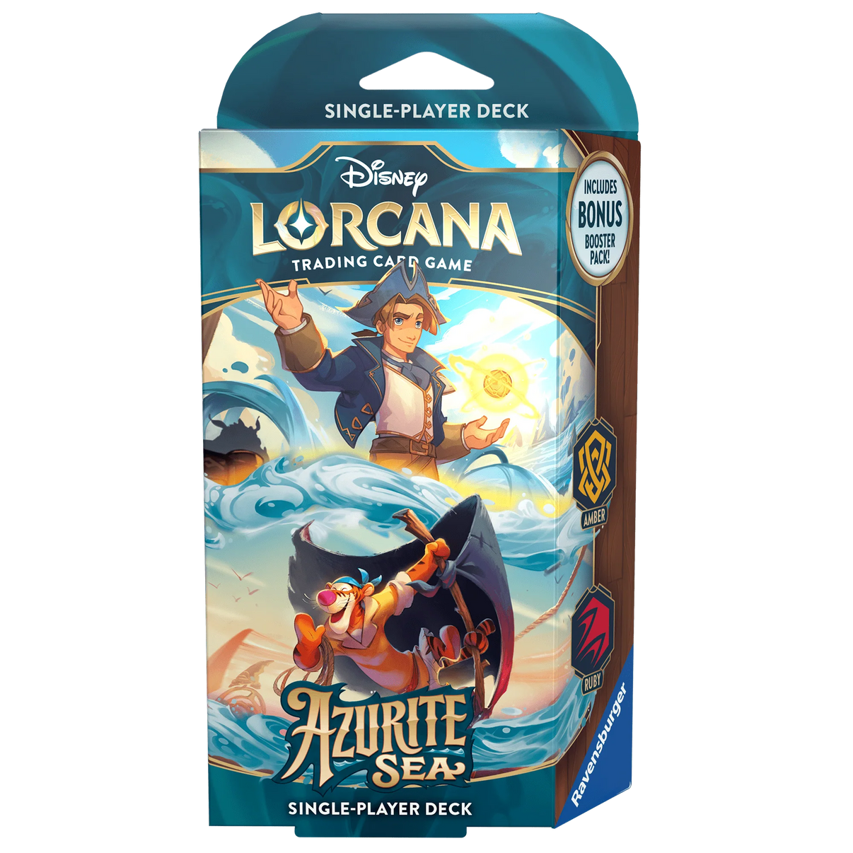 Disney Lorcana - Azurite Sea - Jim Hawkings & Tigger Starter Deck