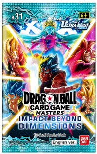 Dragon Ball SCG Masters - Ultra-Bout Series Set 4 - Impact Beyond Dimensions - Booster Pack - B31
