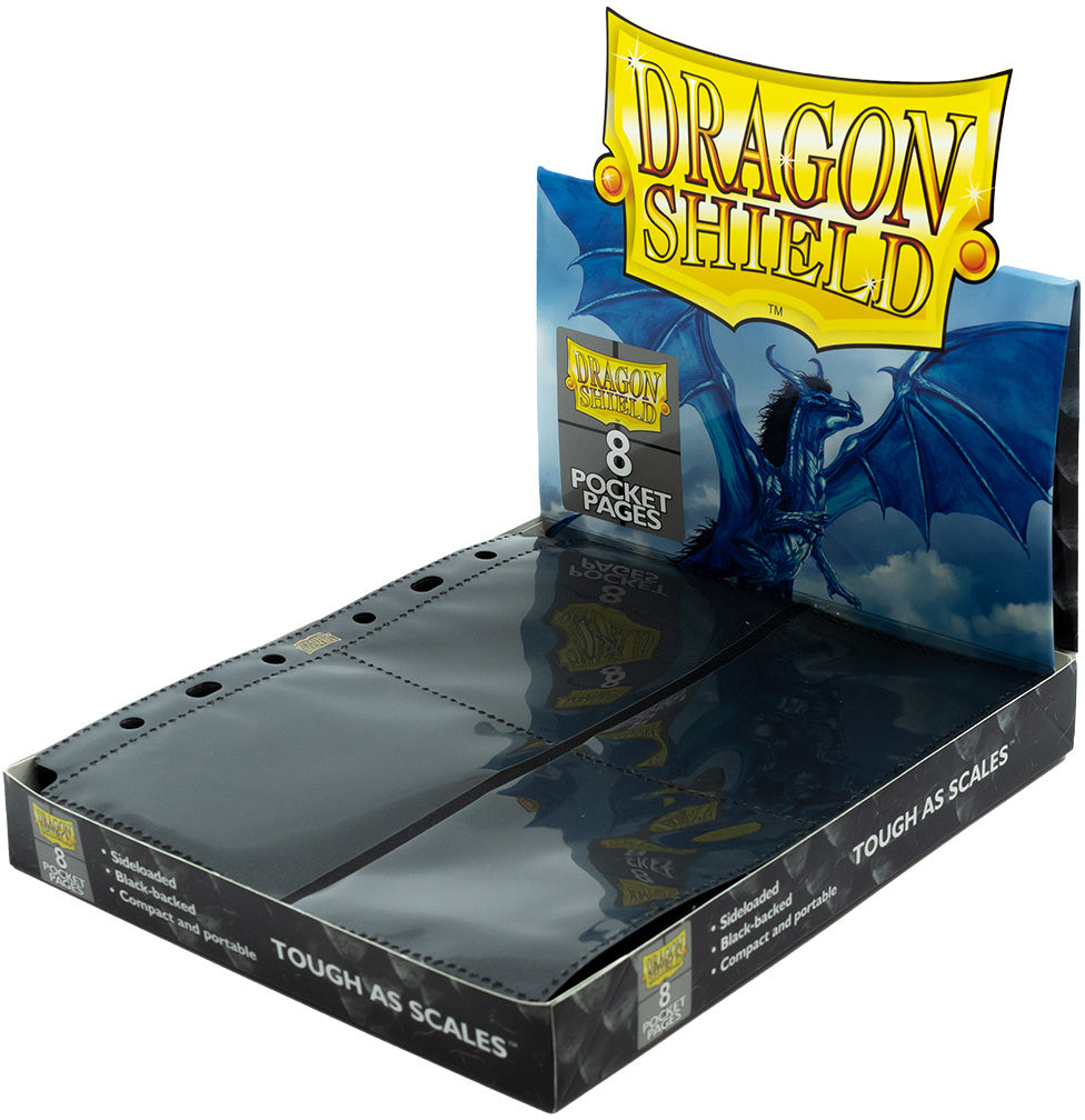 Dragon Shield 8-Pocket Pages - Clear (50 pcs)
