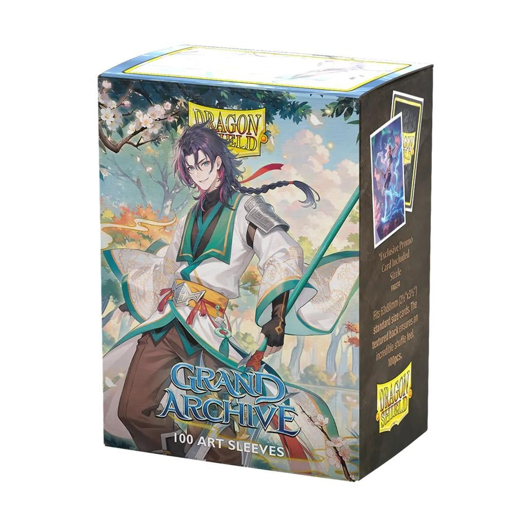 Dragon Shield Grand Archive - Standard Size Matte Art Sleeves - Jin, Fate Defiant