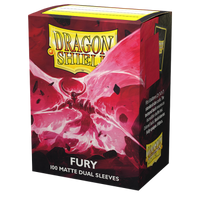 Dragon Shield Standard Dual Matte Sleeves - Fury 'Alaric, Crimson King'