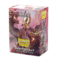 Dragon Shield Standard Dual Matte Sleeves - Special Edition - Red Gold