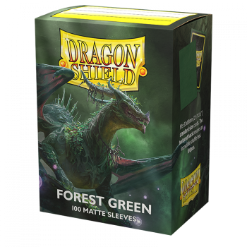 Dragon Shield Standard Matte Sleeves - Forest Green (100)