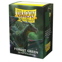 Dragon Shield Standard Matte Sleeves - Forest Green (100)