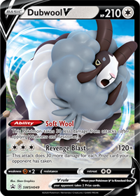 Dubwool V Pokemon Promo Card SWSH049
