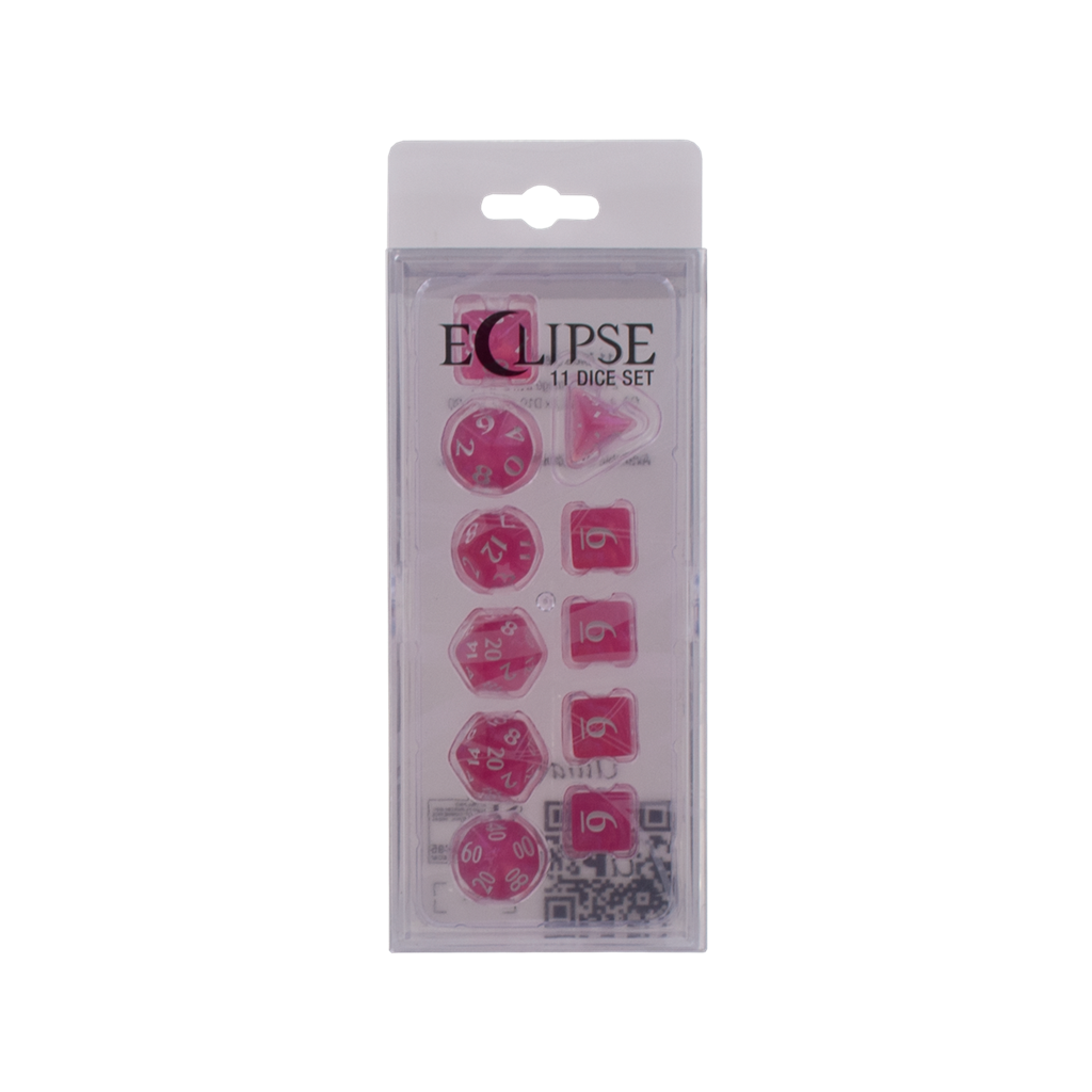Eclipse 11 Dice Set - Hot Pink - Ultra Pro