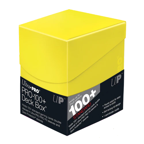 Eclipse Deckbox 100+ Lemon Yellow Ultra Pro