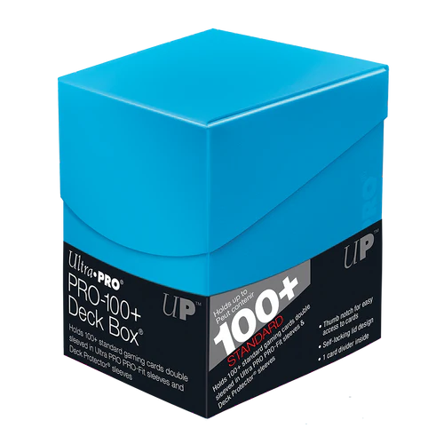 Eclipse Deckbox 100+ Sky Blue Ultra Pro