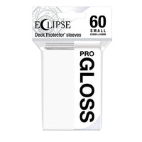 Eclipse Small Gloss Sleeves - Arctic White Ultra Pro