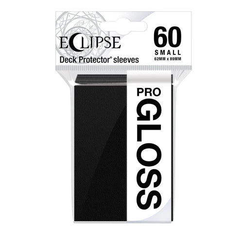 Eclipse Small Gloss Sleeves - Jet Black Ultra Pro
