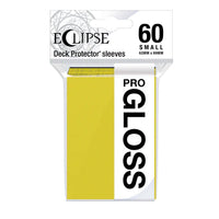 Eclipse Small Gloss Sleeves - Lemon Yellow Ultra Pro