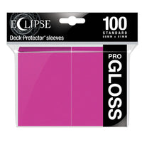 Eclipse Standard Gloss Sleeves - Hot Pink Ultra Pro
