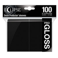 Eclipse Standard Gloss Sleeves - Jet Black Ultra Pro