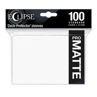 Eclipse Standard Matte Sleeves - Arctic White Ultra Pro