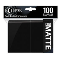 Eclipse Standard Matte Sleeves - Jet Black Ultra Pro