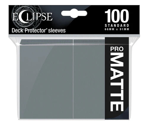 Eclipse Standard Matte Sleeves - Smoke Grey Ultra Pro