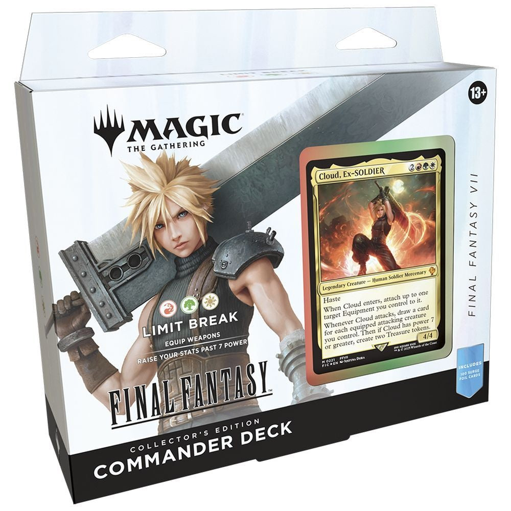 Final Fantasy Collector's Commander Deck MTG - Final Fantasy VII