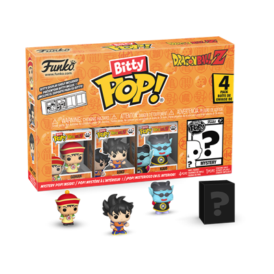 Funko Bitty POP! DBZ - Gohan 4PK (3+1 Mystery Chase)