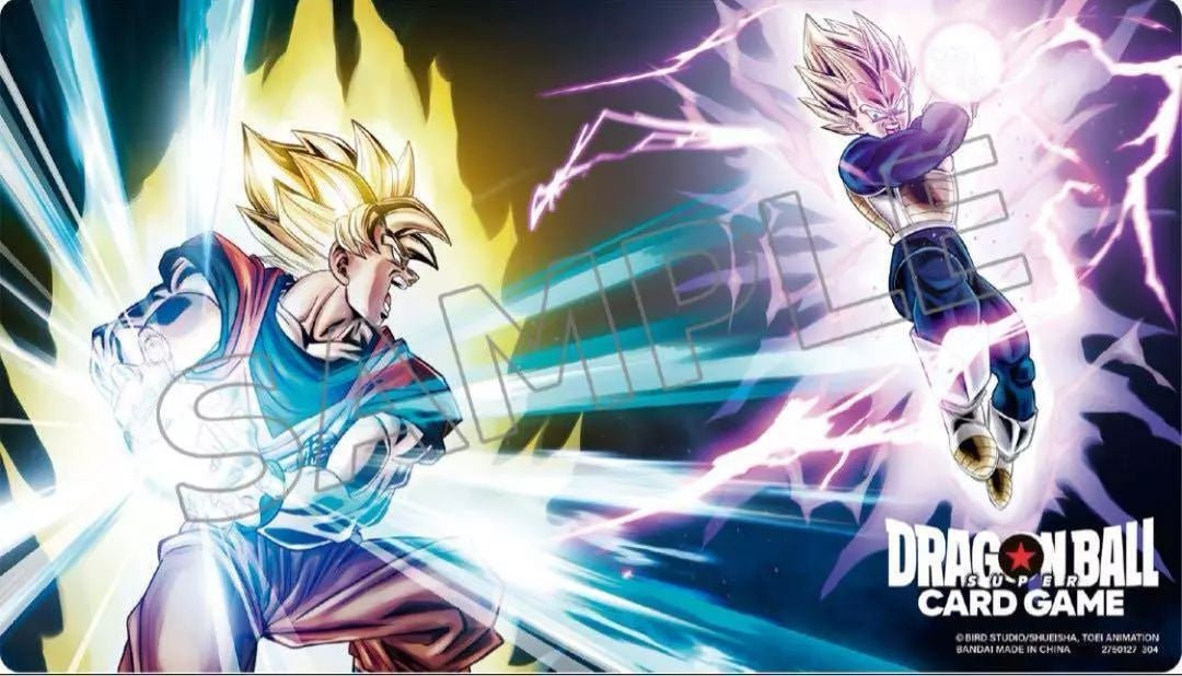 fusion world playmat 01 goku vs vegeta