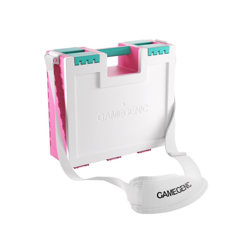 Gamegenic Game Castle - Pink - White - Teal