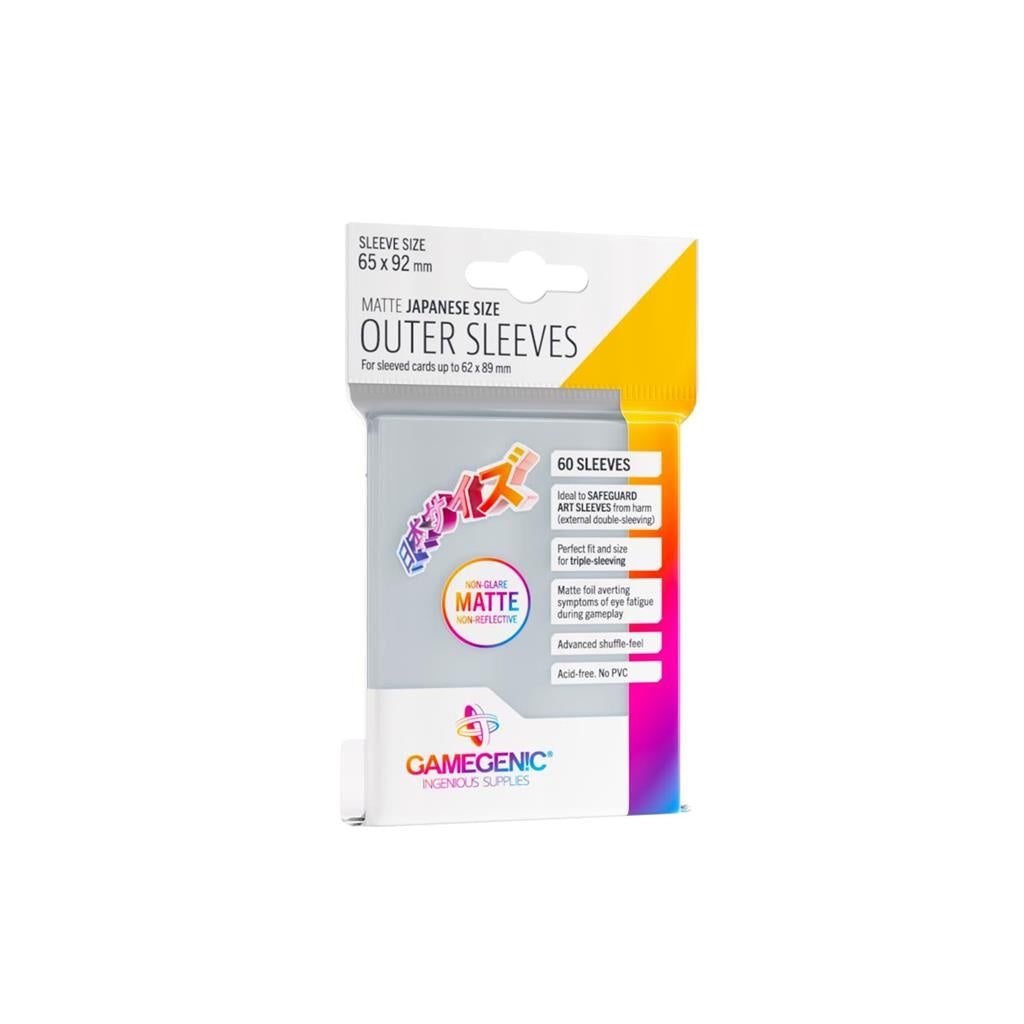 Gamegenic - Matte Outer Sleeves Japanese Sized (60 Sleeves)