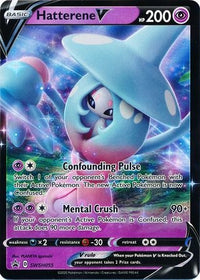 Hatterene V Pokemon Promo Card SWSH055