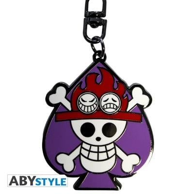 Keychain Skull Ace - One Piece