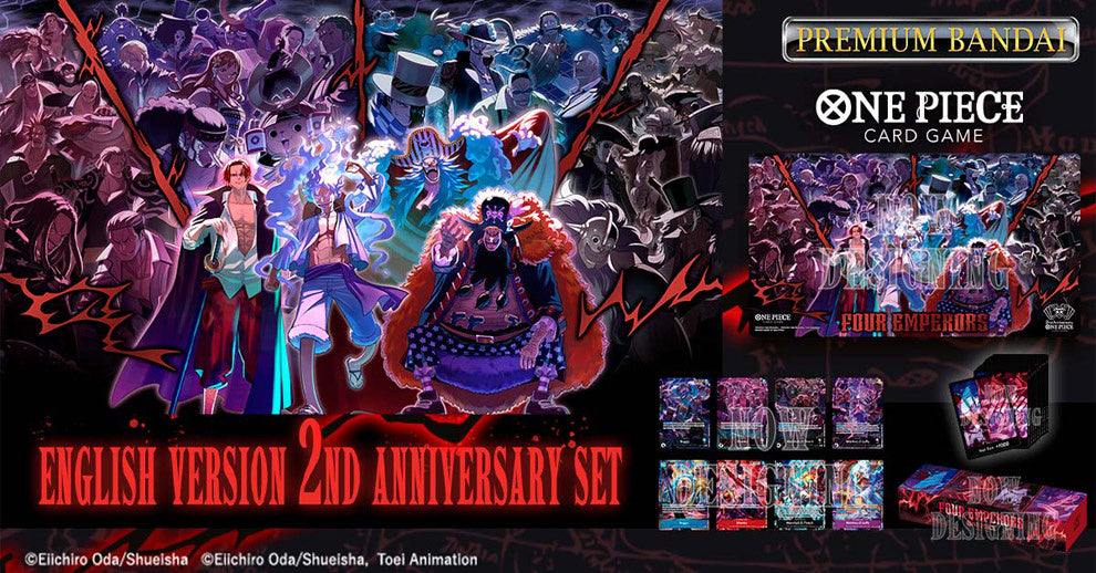 One Piece Card Game - English Version 2nd Anniversary Set