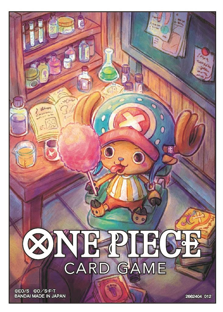 one piece official tcg+ sleeve tony tony chopper