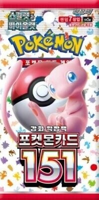 Pokemon 151 Booster Pack (Korean)