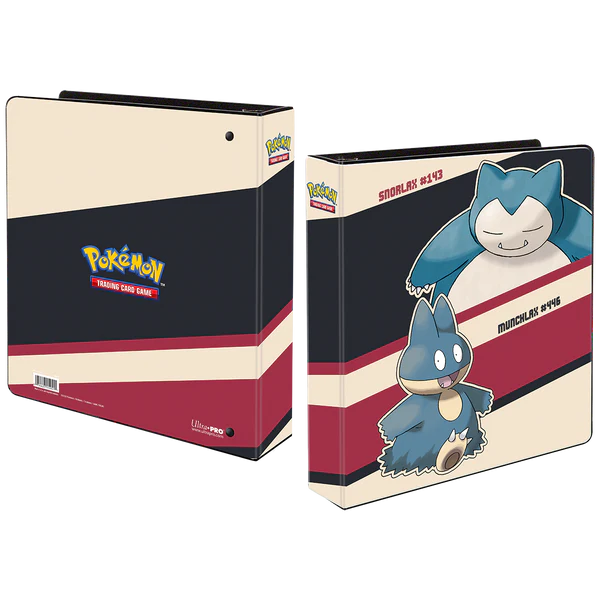 Pokemon 3-Rings Album Snorlax & Munchlax Ultra Pro