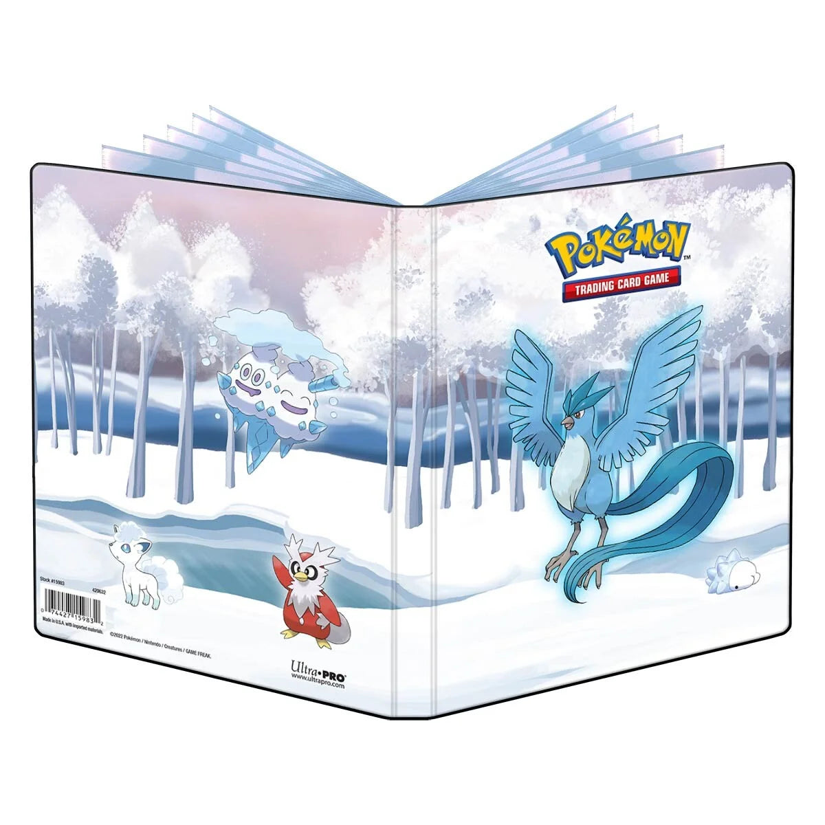 Pokemon 4-Pocket Portfolio Gallery Series Frosted Forest Ultra Pro