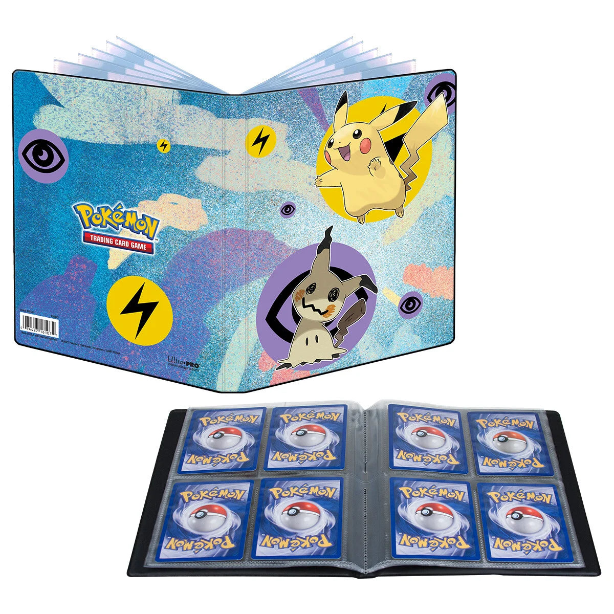 Pokemon 4-Pocket Portfolio - Pikachu & Mimikyu Ultra Pro