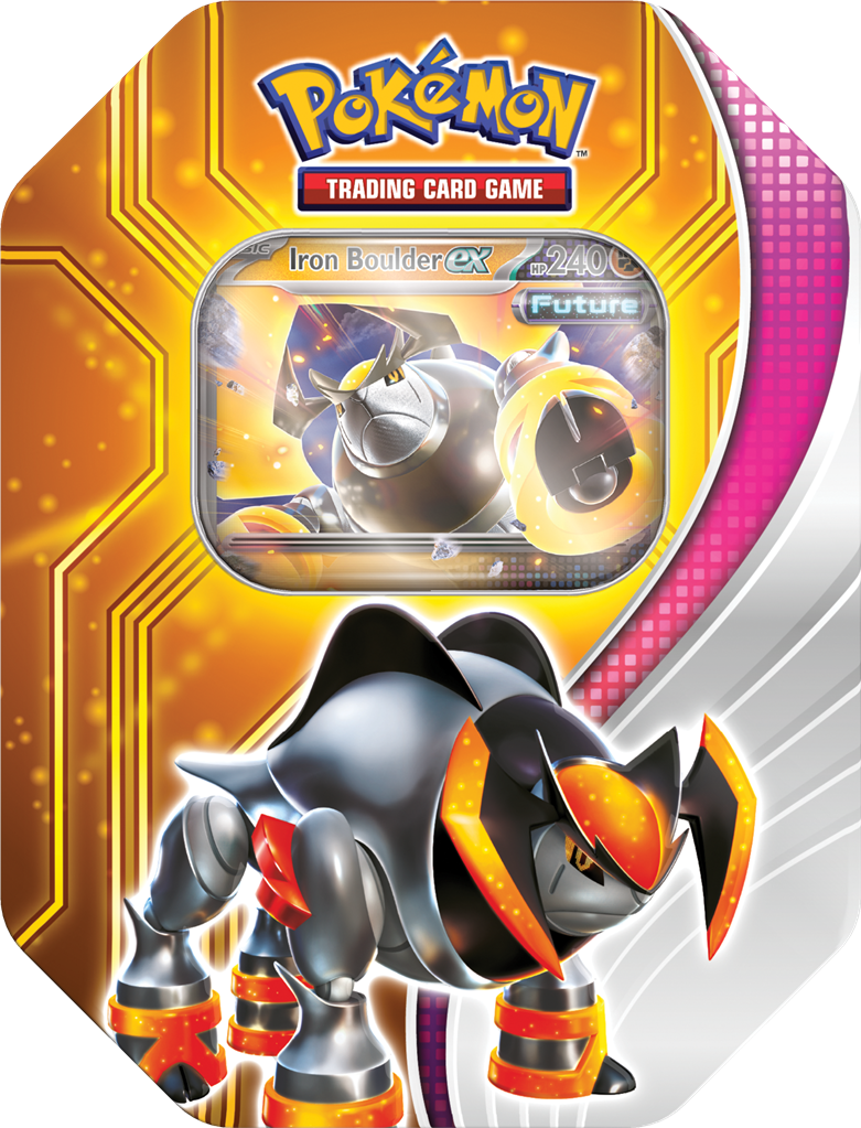 Pokemon Paradox Destinies EX Tin Iron Boulder