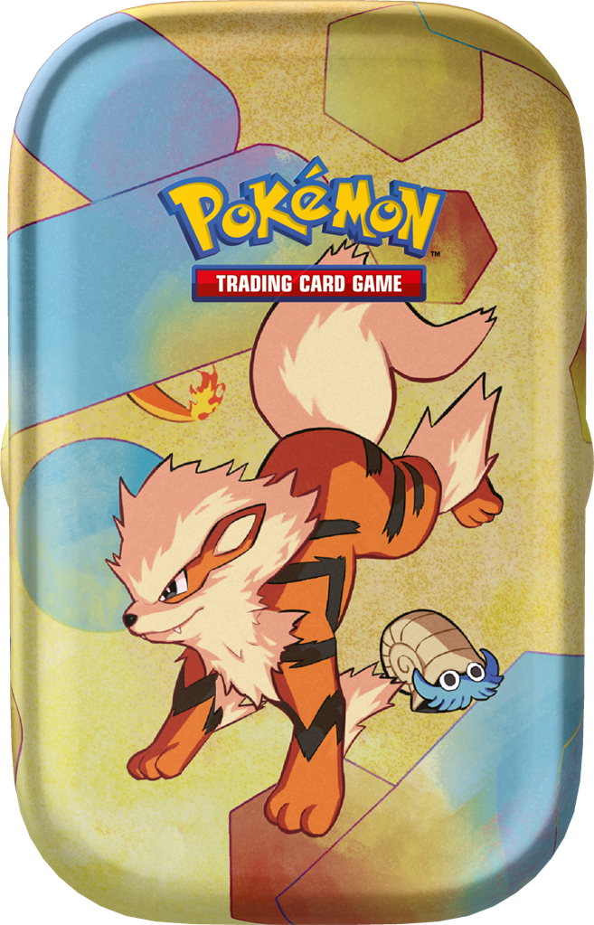 Pokemon Scarlet & Violet 151 Mini Tin Arcanine & Omanyte