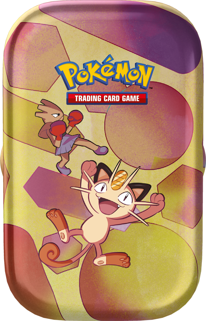 Pokemon Scarlet & Violet 151 Mini Tin Hitmonchan & Meowth