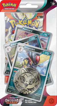 Pokemon Scarlet & Violet Obsidian Flames Premium Checklane Blister Kingambit