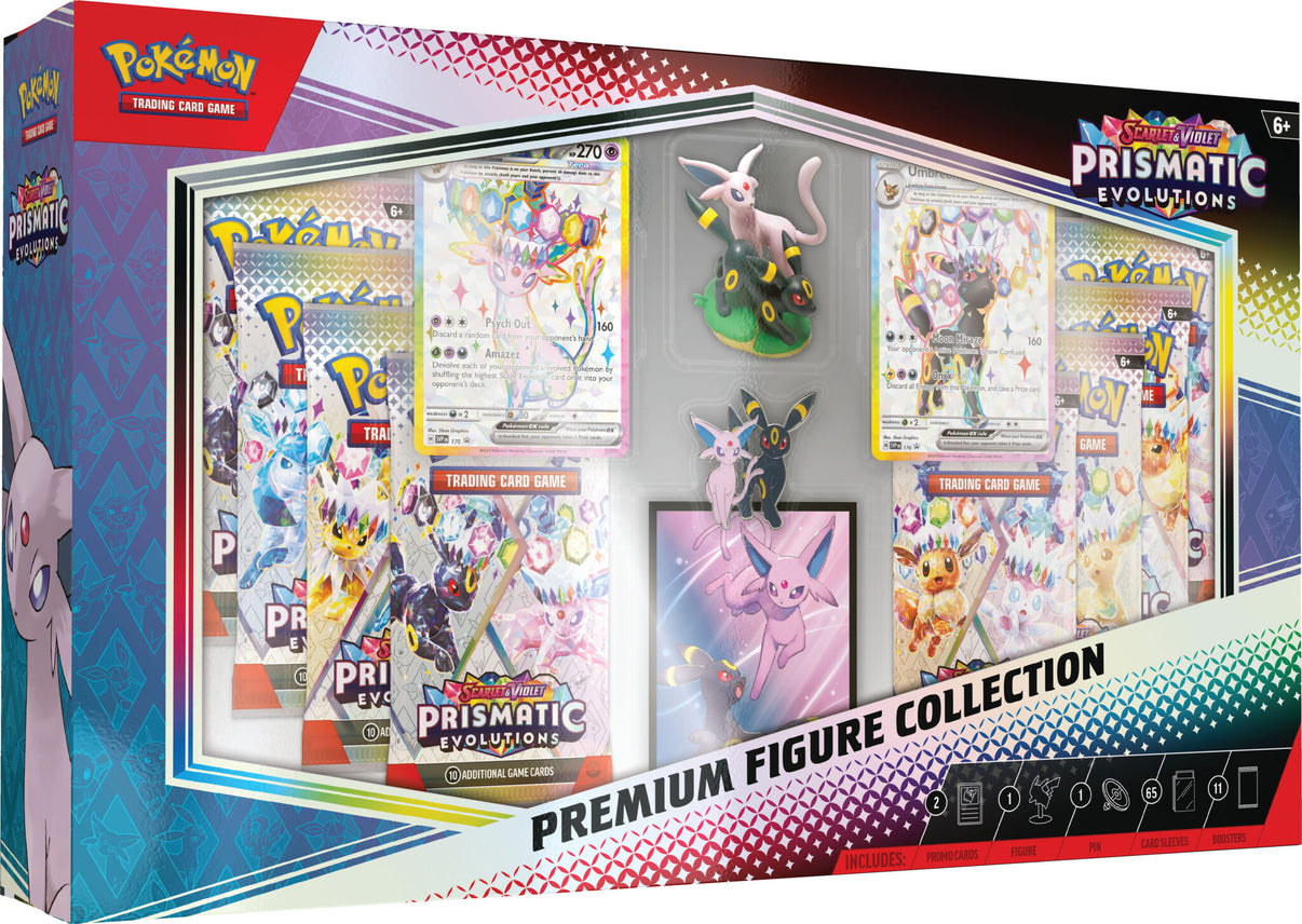 Pokemon Scarlet & Violet Prismatic Evolutions Figure Collection