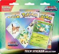 Pokemon Scarlet & Violet Prismatic Evolutions Leafeon Tech Sticker Collection