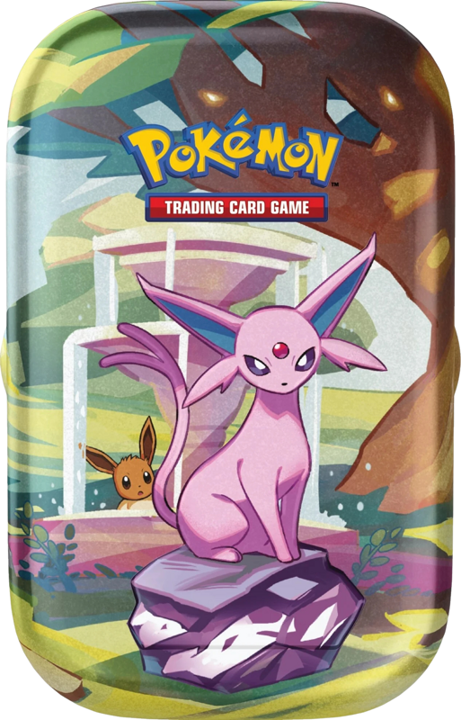 Pokemon Scarlet & Violet Prismatic Evolutions Mini Tin Espeon