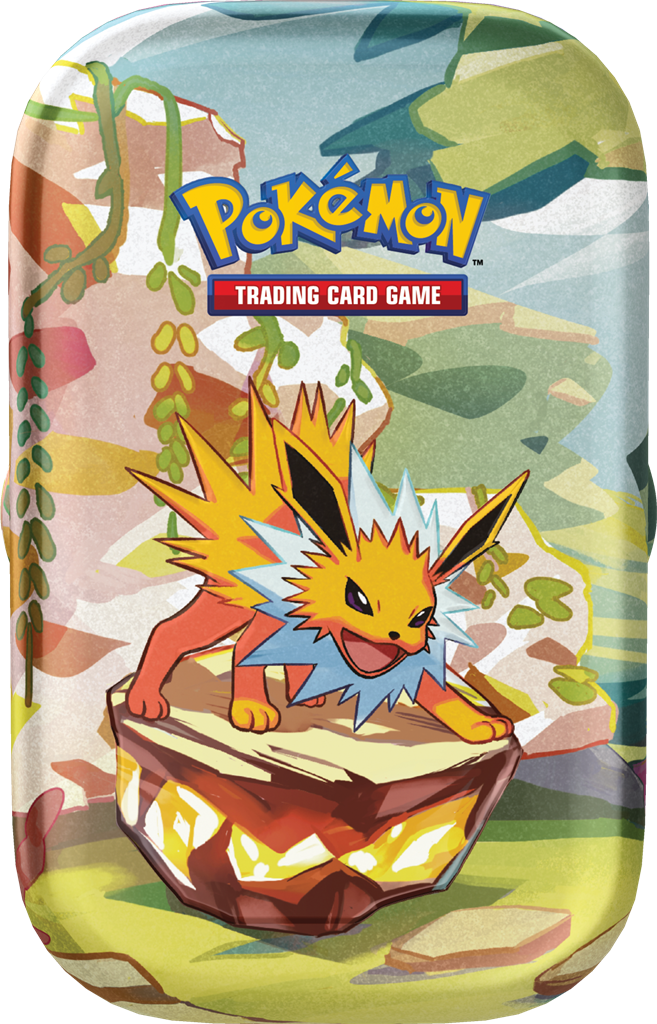 Pokemon Scarlet & Violet Prismatic Evolutions Mini Tin Jolteon