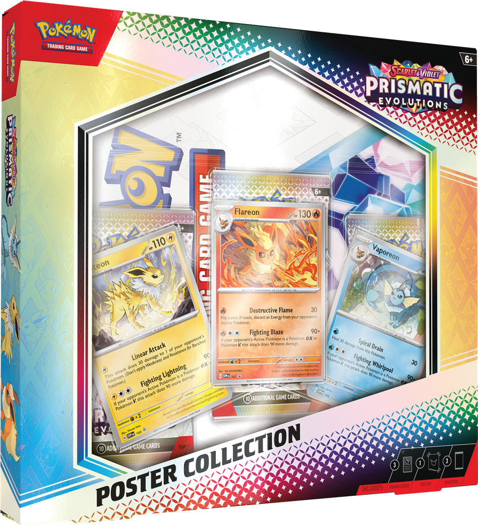 Pokemon Scarlet & Violet Prismatic Evolutions Poster Collection