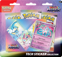 Pokemon Scarlet & Violet Prismatic Evolutions Sylveon Tech Sticker Collection