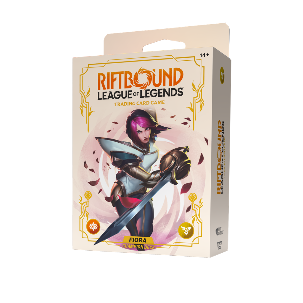 Riftbound League of Legends TCG - Spiritforged Champion Deck - Fiora
